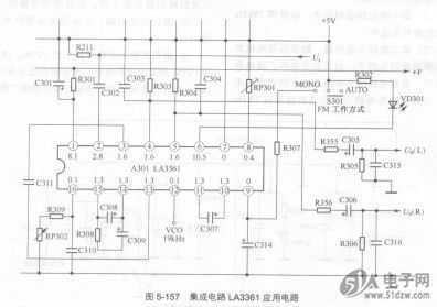 突用立体声解码器集成电路la3361