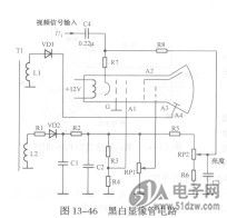 电路供电外,显像管的其他各电极电压是行输出级的行逆程脉冲电压供电