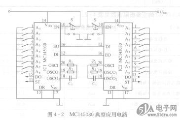 mc145030典型应用电路