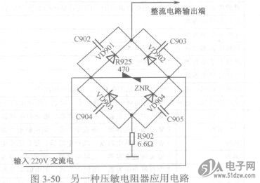 压敏电阻器应用电路分析