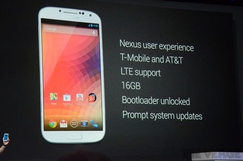 原生android 4.2 谷歌版三星s4六月上市 